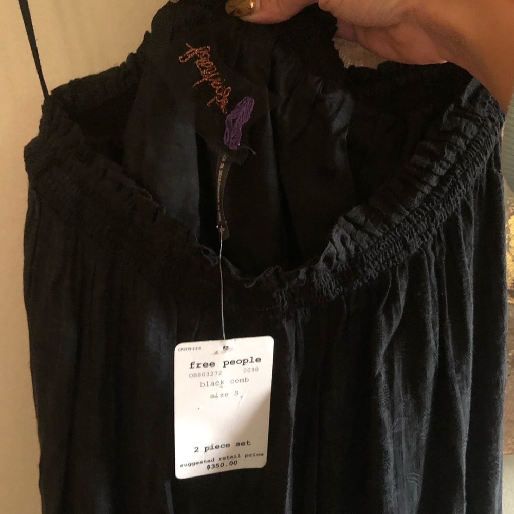 NWT *FULL SET* Free People Rosebud Embroidered Set - Picture 8 of 8